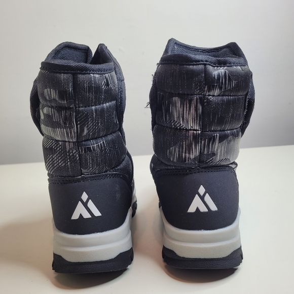 Mishansha Black Waterproof Snowboots Unisex Size 10 Toddlers 27 Euro - Picture 7 of 10